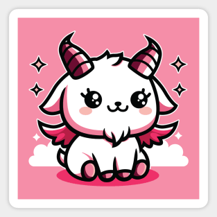 Cute Baphomet Satan Goat Magnet